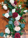 Floral Garland Burgundy & Blush 