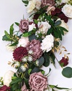 Floral Garland Burgundy & Blush 