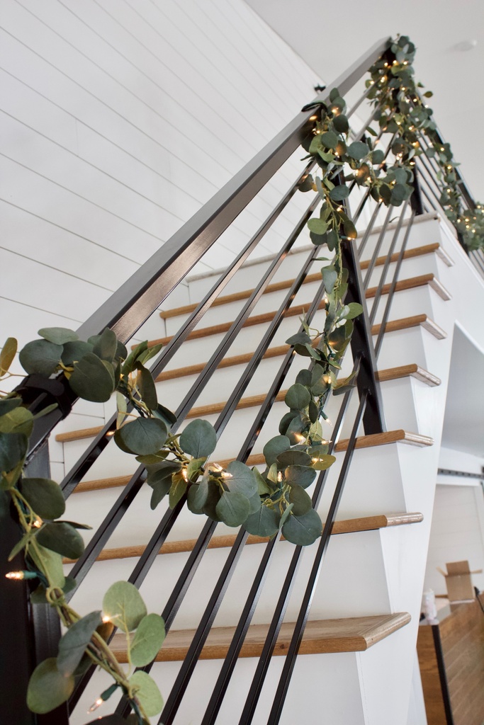 Strands of Lighted Eucalyptus Garland