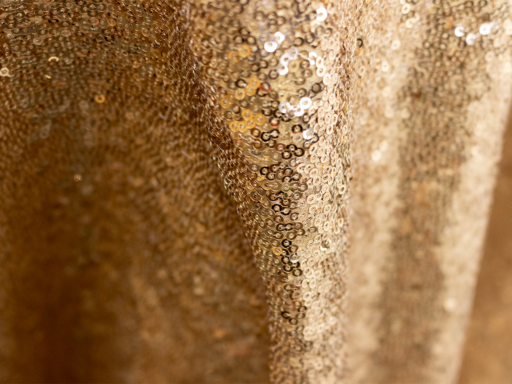 Champagne Sequin Tablecloth
