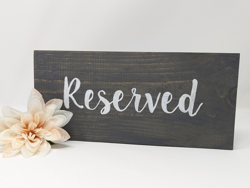 Reserved Sign