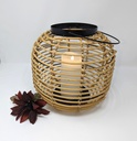 Rattan Lantern Round