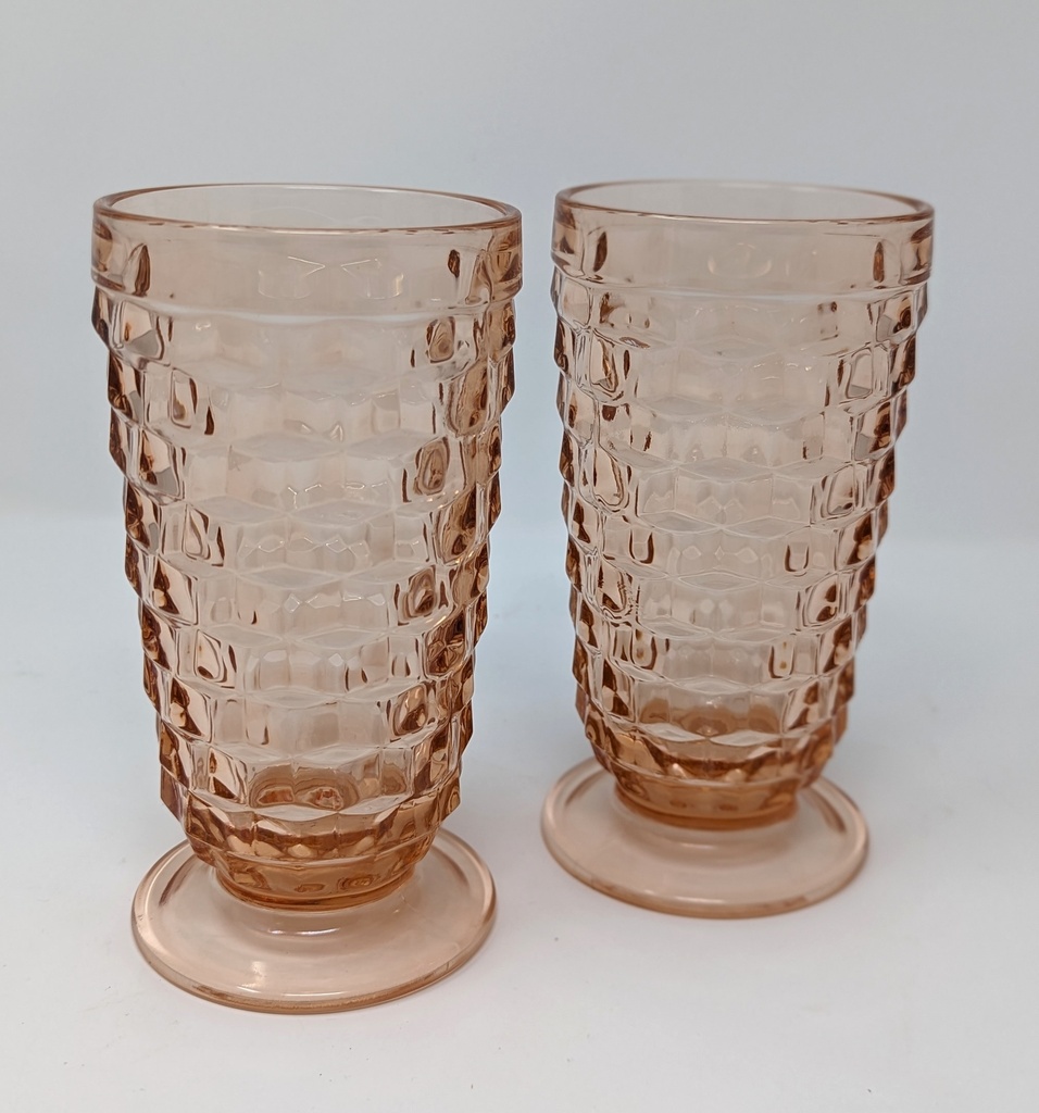 Peach Faceted Tumbler