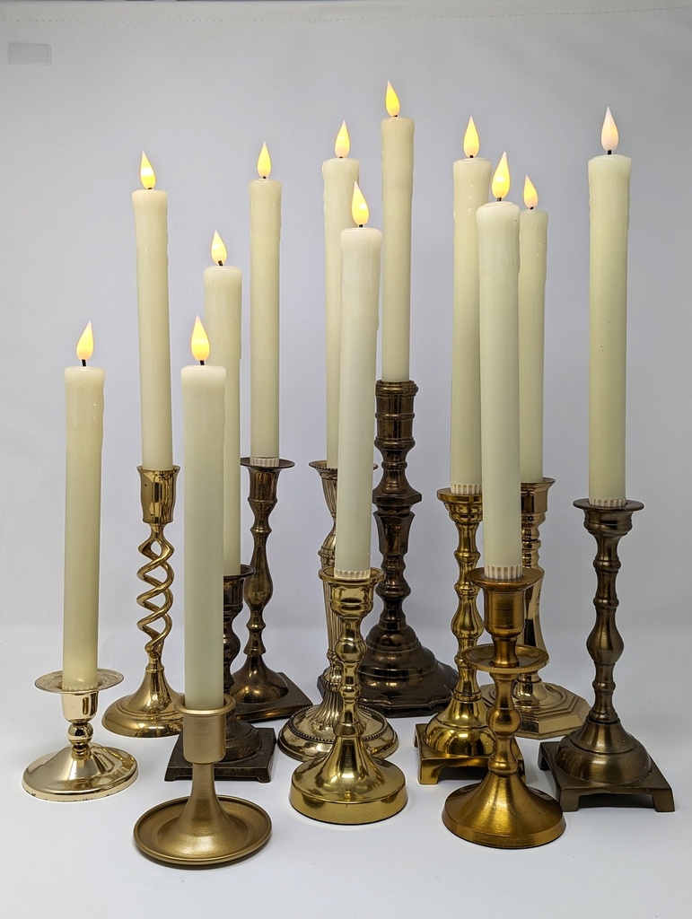 Gold Taper Candlestick