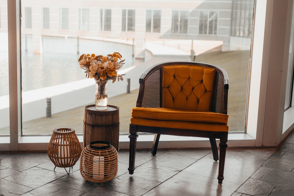 Gold Cushion Chairs