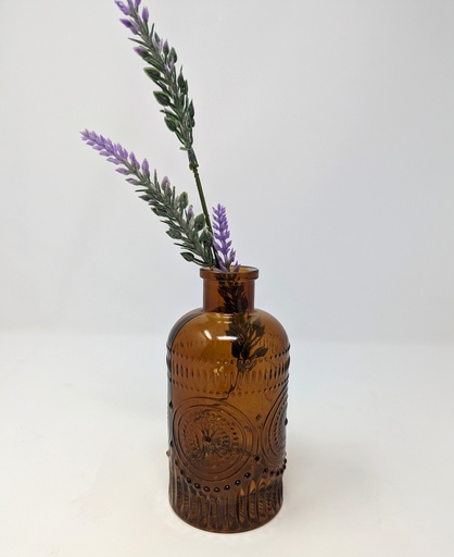 Bud Vase Brown Bottle Pattern